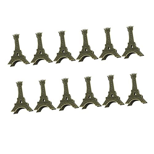 GALPADA 12 Stück Teiliges Eiffelturm Metall Memo Clips Kreative Tischhalter für Notizen Fotos und Karten Vintage Design für Büro Hochzeit Geburtstag und Feierlichkeiten GALPADA 12 Stück Teiliges Eiffelturm Metall Memo Clips Kreative Tischhalter für Notizen Fotos und Karten Vintage Design für Büro Hochzeit Geburtstag und Feierlichkeiten von GALPADA