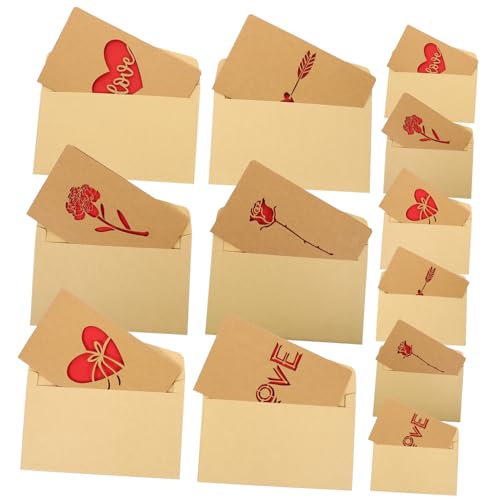 GALPADA 12 Stück Teiliges Festival Grußkarten mit Vintage Herzmotiv Klappkarten aus Robustem Papier für Geburtstage Dankeschön Einladungen und Geschenkbotschaften Festlich und Vielseitig GALPADA 12 Stück Teiliges Festival Grußkarten mit Vintage Herzmotiv Klappkarten aus Robustem Papier für Geburtstage Dankeschön Einladungen und Geschenkbotschaften Festlich und Vielseitig von GALPADA