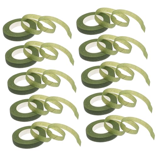 GALPADA 12 Stück Teiliges Floristenband Grün Yards Selbstklebend Vielseitiges Blütenstiel-klebeband für Blumenarrangements Hochzeitssträuße Boutonnieres und DIY Bastelprojekte GALPADA 12 Stück Teiliges Floristenband Grün Yards Selbstklebend Vielseitiges Blütenstiel-klebeband für Blumenarrangements Hochzeitssträuße Boutonnieres und DIY Bastelprojekte von GALPADA