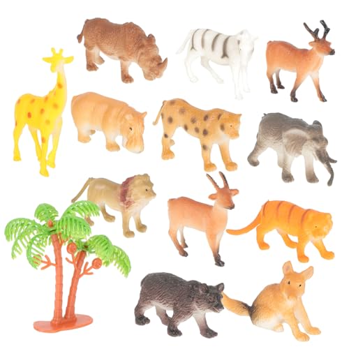 GALPADA 12 Stück Teiliges Kleine Wildtiere Figuren Realistische Kunststoff Deko für Kinderzimmer Party und Kuchen Bunte Miniatur Waldtiere als und Tischdekoration GALPADA 12 Stück Teiliges Kleine Wildtiere Figuren Realistische Kunststoff Deko für Kinderzimmer Party und Kuchen Bunte Miniatur Waldtiere als und Tischdekoration von GALPADA
