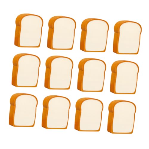 GALPADA 12 Stück Teiliges Lustige Toastbrot Radiergummis für Leichte Langlebige Schulbedarf Kreative Niedliche Brotscheiben Form als Belohnung oder Klassenzimmer GALPADA 12 Stück Teiliges Lustige Toastbrot Radiergummis für Leichte Langlebige Schulbedarf Kreative Niedliche Brotscheiben Form als Belohnung oder Klassenzimmer von GALPADA