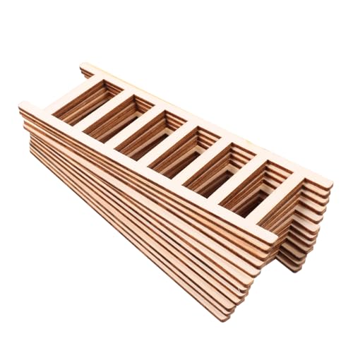 GALPADA 12 Stück Teiliges Mini Holzleiter Handgefertigt Stabiles Design Kreative Puppenhaus Treppe Dekoratives DIY Accessoire für Garten Mikro Landschaft und Wohnraumgestaltung GALPADA 12 Stück Teiliges Mini Holzleiter Handgefertigt Stabiles Design Kreative Puppenhaus Treppe Dekoratives DIY Accessoire für Garten Mikro Landschaft und Wohnraumgestaltung von GALPADA