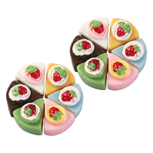 GALPADA 12 Stück Teiliges Miniatur Kuchenmodelle Bunte Mini Dessert Modelle Puppenhaus Dekoration Realistisch Langlebig Lebendige Farben als Fotorequisite GALPADA 12 Stück Teiliges Miniatur Kuchenmodelle Bunte Mini Dessert Modelle Puppenhaus Dekoration Realistisch Langlebig Lebendige Farben als Fotorequisite von GALPADA