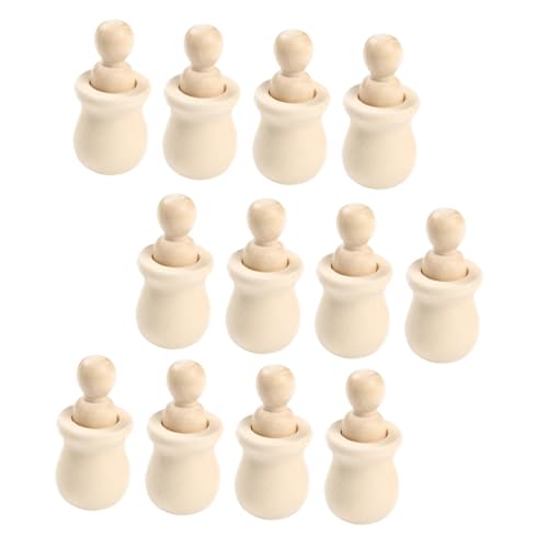 GALPADA 12 Stück Teiliges Unbemalte Holzpuppen DIY Bastelset zum Bemalen Naturbelassene Holzfiguren für Kinderhandwerk Kreative Dekoration und Malspaß im Kindergarten und Zuhause GALPADA 12 Stück Teiliges Unbemalte Holzpuppen DIY Bastelset zum Bemalen Naturbelassene Holzfiguren für Kinderhandwerk Kreative Dekoration und Malspaß im Kindergarten und Zuhause von GALPADA