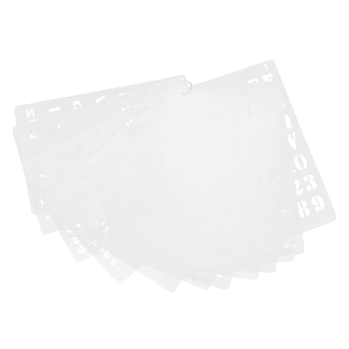 GALPADA 12 Stück Teiliges Wiederverwendbares Buchstaben und Zahlenschablonen Robuste Einfache Malvorlagen für Türschilder Holzdekoration DIY Wandkunst und Kreative Bastelprojekte GALPADA 12 Stück Teiliges Wiederverwendbares Buchstaben und Zahlenschablonen Robuste Einfache Malvorlagen für Türschilder Holzdekoration DIY Wandkunst und Kreative Bastelprojekte von GALPADA