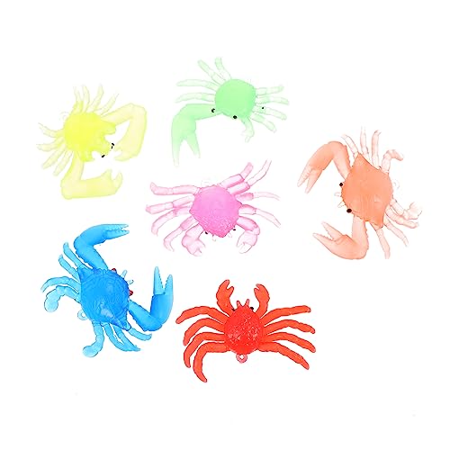 GALPADA 12 Stück Teiliges aus Realistischen Krebsmotiven Umweltschonendes TPR für Aquarien Dekorationen Farbenfrohes Design Fördert über Meereslebewesen GALPADA 12 Stück Teiliges aus Realistischen Krebsmotiven Umweltschonendes TPR für Aquarien Dekorationen Farbenfrohes Design Fördert über Meereslebewesen von GALPADA