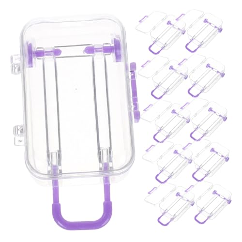 GALPADA 12 Stück Transparent Mini Kofferbox Klare Süßigkeitenbox mit Großem Fassungsvermögen Vielseitige Partydeko Stilvolles Design Kreative Aufbewahrung für Gastgeschenke und Events GALPADA 12 Stück Transparent Mini Kofferbox Klare Süßigkeitenbox mit Großem Fassungsvermögen Vielseitige Partydeko Stilvolles Design Kreative Aufbewahrung für Gastgeschenke und Events von GALPADA