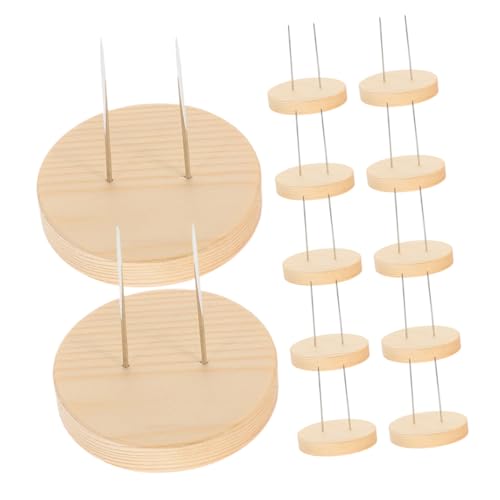 GALPADA 12-teiliges Puppenständer-Gestell Aus Holz Zum Häkeln Von Puppen Mit Doppelnadel-Design – Basis Zum Präsentieren Von Tonfiguren, Spielzeugmodellen GALPADA 12-teiliges Puppenständer-Gestell Aus Holz Zum Häkeln Von Puppen Mit Doppelnadel-Design – Basis Zum Präsentieren Von Tonfiguren, Spielzeugmodellen von GALPADA