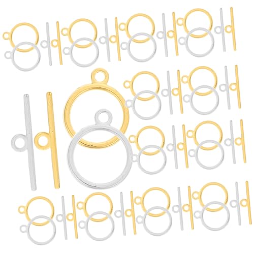 GALPADA 120 Sätze Teiliges Schmuckverbinder Legierung Leichte Langlebige Kettenverschlüsse in Gold und Silber Geeignet für Armband Halsketten DIY Kreative Detailreiche Schmuckverbinder von GALPADA