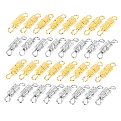 GALPADA 120 Stück Schraubverschluss Schmuckverbinder aus Legierung Langlebig und Vielseitig DIY Verschlüsse für Armbänder und Ketten Gold Silber für Schmuckherstellung und Reparatur GALPADA 120 Stück Schraubverschluss Schmuckverbinder aus Legierung Langlebig und Vielseitig DIY Verschlüsse für Armbänder und Ketten Gold Silber für Schmuckherstellung und Reparatur von GALPADA
