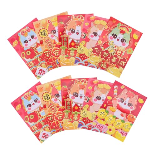 GALPADA 120 Stück Teiliges Chinesische Rote Umschläge Jahr Des Pferdes Kartonpapier Stabile Lucky Money Umschläge Bunte Cartoon Pferde Geeignet für Frühlingsfest Geburtstag Hochzeit GALPADA 120 Stück Teiliges Chinesische Rote Umschläge Jahr Des Pferdes Kartonpapier Stabile Lucky Money Umschläge Bunte Cartoon Pferde Geeignet für Frühlingsfest Geburtstag Hochzeit von GALPADA