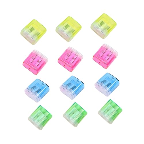 GALPADA 12Stücke Teiliges Bleistiftspitzer für Dual Transparentes Design für Schule Einfach zu Reinigen GALPADA 12Stücke Teiliges Bleistiftspitzer für Dual Transparentes Design für Schule Einfach zu Reinigen von GALPADA