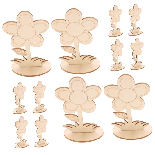GALPADA 12Stücke Unvollendete Holzblumenornamente zum Basteln DIY Holz Blumenausschnitte Dekoration für und Projekte GALPADA 12Stücke Unvollendete Holzblumenornamente zum Basteln DIY Holz Blumenausschnitte Dekoration für und Projekte von GALPADA