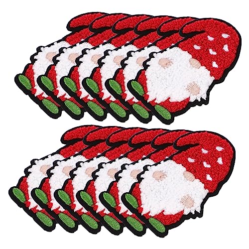 GALPADA 12Stücke Weihnachtsmann Aufnäher Polyester Patches für DIY Kleidung Einfache Anwendung zum Dekorieren und Reparieren von Kleidung Taschen und Accessoires GALPADA 12Stücke Weihnachtsmann Aufnäher Polyester Patches für DIY Kleidung Einfache Anwendung zum Dekorieren und Reparieren von Kleidung Taschen und Accessoires von GALPADA