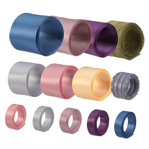 GALPADA 13 Stück Teiliges DIY Haarband Schleifenband Set aus Hochwertigem Stoffband in Eleganten Farben Vielseitig für Haarschmuck Geschenkverpackung und Partydekoration Langlebig und von GALPADA