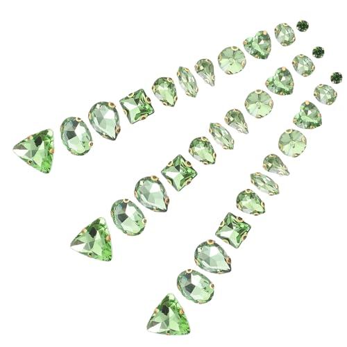 GALPADA 130 Stück Teiliges Klaue Strasssteine zum Aufnähen Leuchtende DIY Schmucksteine für Kleidung Bastelmaterialien für Modegestaltung für Handarbeiten und Geschenkideen GALPADA 130 Stück Teiliges Klaue Strasssteine zum Aufnähen Leuchtende DIY Schmucksteine für Kleidung Bastelmaterialien für Modegestaltung für Handarbeiten und Geschenkideen von GALPADA