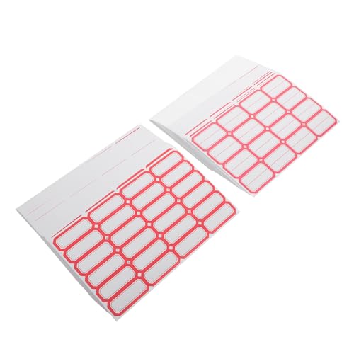 GALPADA 136 Blatt Selbstklebende Handschriftliche Etiketten Portable Aufkleber für Büro Haushaltsorganisation Notizbuch Planer Klebeetiketten zum Beschriften und Klassifizieren von GALPADA
