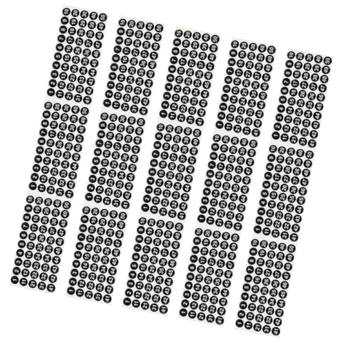 GALPADA 15 Blatt Selbstklebende Klassifizierungs Nummernsticker Rund Digitale Labels Nummernaufkleber für Büro Lager Schule und Heimorganisation GALPADA 15 Blatt Selbstklebende Klassifizierungs Nummernsticker Rund Digitale Labels Nummernaufkleber für Büro Lager Schule und Heimorganisation von GALPADA