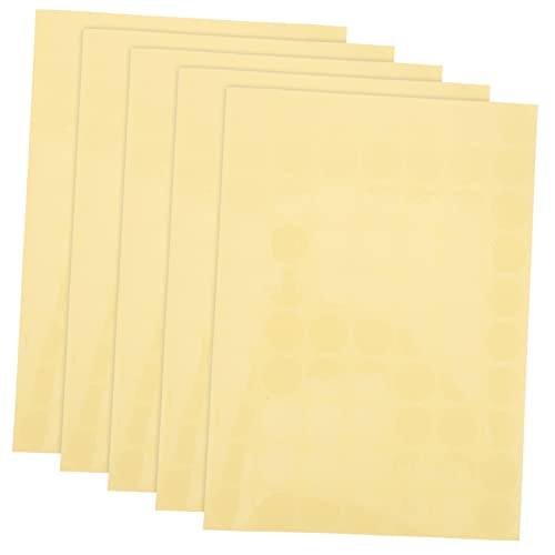 GALPADA 15 Blatt Selbstklebende Runde Aufkleber PVC Transparente Etiketten Wasserdichte Briefumschlagversiegelung Praktische Kennzeichnung für Dokumente und Pakete von GALPADA