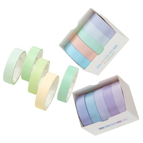 GALPADA 15 Rollen Teiliges Washi Paper Tape Buntes DIY Scrapbook Klebeband Leicht Abreißbar Dekoratives Masking Tape für Fotoalben Planer Tagebücher Geschenkverpackungen Vielseitig für von GALPADA