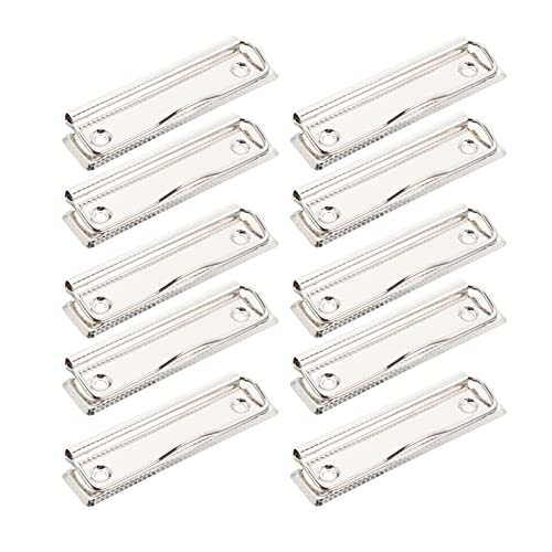 GALPADA 15 Stück Metall Klemmbrett Clips Robuste Fixierung für Schule Büro und für Dokumentenhalterung Stabil und Zuverlässig von GALPADA