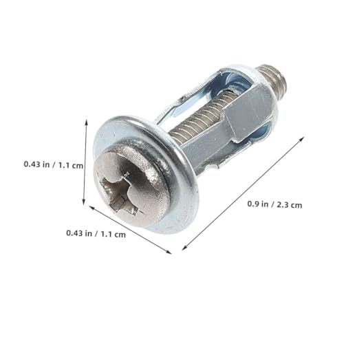 GALPADA 15 Stück Teiliges Metall expansionsbolzen set für Trockenbau Kurze Plattenanker aus Carbonstahl Stabile Hohlraum befestigungsmuttern Robuste Wandanker für Schwere Lasten Einfache von GALPADA