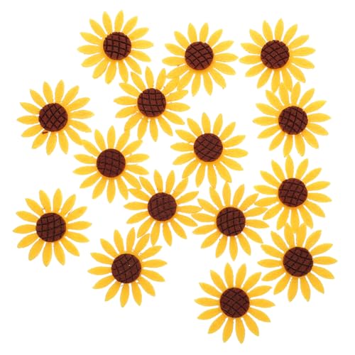 GALPADA 15 Stück Teiliges Sonnenblumen Applikationen Kleine Stoffaufnäher zum Aufnähen DIY Kleidung Dekoration Reparatur Zubehör für Kleidung Taschen Schuhe GALPADA 15 Stück Teiliges Sonnenblumen Applikationen Kleine Stoffaufnäher zum Aufnähen DIY Kleidung Dekoration Reparatur Zubehör für Kleidung Taschen Schuhe von GALPADA
