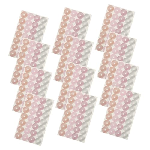 GALPADA 16 Blatt Loseblatt-Schutzaufkleber verstärkend Lochverstärkung Lochpunsch loses Blatt Papier Etikett schnellhefter Verstärkungsaufkleber aus Papier Verstärkungsringe für Papier von GALPADA