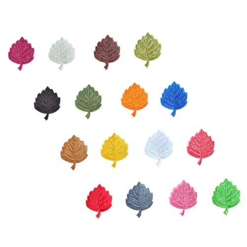GALPADA 16 Stück Teiliges Bügelflicken Jeans Reparatur Maple Leaf Patches aus Hochwertiger Stickerei Dekorative Applikationen zum Aufbügeln und Nähen für Kleidung Taschen Hüte Schuhe GALPADA 16 Stück Teiliges Bügelflicken Jeans Reparatur Maple Leaf Patches aus Hochwertiger Stickerei Dekorative Applikationen zum Aufbügeln und Nähen für Kleidung Taschen Hüte Schuhe von GALPADA