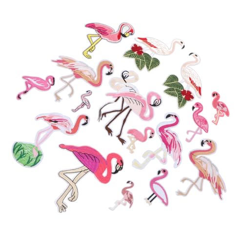 GALPADA 16 Stück Teiliges Set Flamingo Aufnäher zum Aufbügeln und Aufnähen Bestickte Dekorative Patches für Kleidung Taschen Reparaturflicken und Applikationen Vielseitige Bügelflicken GALPADA 16 Stück Teiliges Set Flamingo Aufnäher zum Aufbügeln und Aufnähen Bestickte Dekorative Patches für Kleidung Taschen Reparaturflicken und Applikationen Vielseitige Bügelflicken von GALPADA