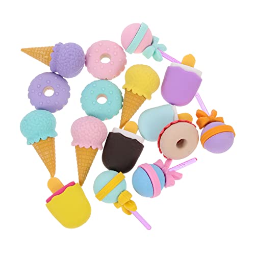 GALPADA 16 Stück Teiliges Süße Dessert Radiergummis für Schüler Cartoon Design Praktisches Schreibwaren Schule und Büro Mitbringsel für Schüler GALPADA 16 Stück Teiliges Süße Dessert Radiergummis für Schüler Cartoon Design Praktisches Schreibwaren Schule und Büro Mitbringsel für Schüler von GALPADA