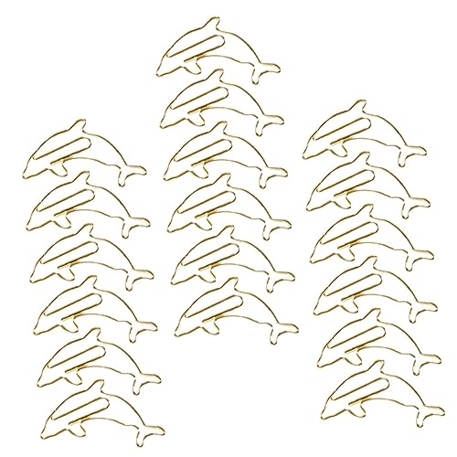 GALPADA 18 Stück Kreative Metall Büroklammern Delfin Design Dekorative Papierklammern für Büro Schule und Zuhause Praktische und Vielseitige Bürobedarf GALPADA 18 Stück Kreative Metall Büroklammern Delfin Design Dekorative Papierklammern für Büro Schule und Zuhause Praktische und Vielseitige Bürobedarf von GALPADA