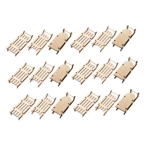 GALPADA 18 Stück Teiliges Holzschlitten Weihnachten Miniatur-holzschlitten zum Hängen Diy-freundliche Langlebige Weihnachtsbaumdekoration Vielseitig für Festliche Bastelprojekte und GALPADA 18 Stück Teiliges Holzschlitten Weihnachten Miniatur-holzschlitten zum Hängen Diy-freundliche Langlebige Weihnachtsbaumdekoration Vielseitig für Festliche Bastelprojekte und von GALPADA