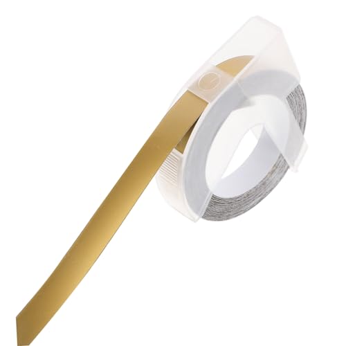 GALPADA 1Rolle Geprägte Beschriftungsbänder für Manuellen Etikettendrucker Langlebig Anpassbar für DIY Projekte Etikettierung Organisation von Dokumenten Behältern GALPADA 1Rolle Geprägte Beschriftungsbänder für Manuellen Etikettendrucker Langlebig Anpassbar für DIY Projekte Etikettierung Organisation von Dokumenten Behältern von GALPADA