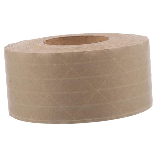 GALPADA 1Rolle Kraftpapier Klebeband Wasseraktiviertes Gummiertes Packband für Hochleistungs Verpackungen Dickes Versiegelungsband für Versand und Lagerung für DIY GALPADA 1Rolle Kraftpapier Klebeband Wasseraktiviertes Gummiertes Packband für Hochleistungs Verpackungen Dickes Versiegelungsband für Versand und Lagerung für DIY von GALPADA