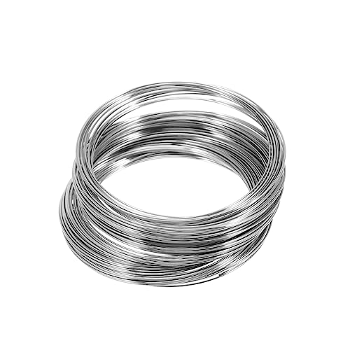 GALPADA 1Rolle Kreise Silber Stahldraht für Armbänder DIY Schmuckmaterial für Frauen und Hautfreundlich und für Bastelprojekte GALPADA 1Rolle Kreise Silber Stahldraht für Armbänder DIY Schmuckmaterial für Frauen und Hautfreundlich und für Bastelprojekte von GALPADA