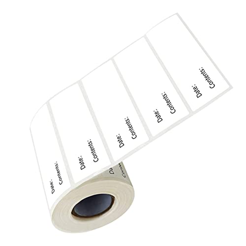 GALPADA 1Rolle Multifunktions Etiketten für Lebensmittelbehälter Selbstklebende Wasserfeste Aufkleber für Kühl und Gefrierlagerung Ablösbar und Beschreibbar GALPADA 1Rolle Multifunktions Etiketten für Lebensmittelbehälter Selbstklebende Wasserfeste Aufkleber für Kühl und Gefrierlagerung Ablösbar und Beschreibbar von GALPADA