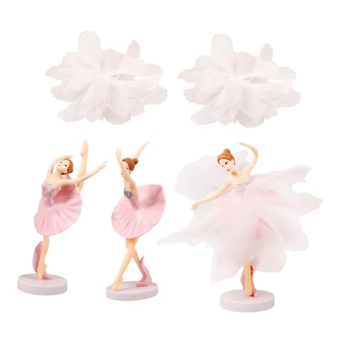 GALPADA 1Satz Ballerina Kuchendekoration Set Teiliges Ballerina Verzierungsset mit Tanzenden Figuren und Gazeblumen für Kreative Tortendeko für Kindergeburtstage GALPADA 1Satz Ballerina Kuchendekoration Set Teiliges Ballerina Verzierungsset mit Tanzenden Figuren und Gazeblumen für Kreative Tortendeko für Kindergeburtstage von GALPADA
