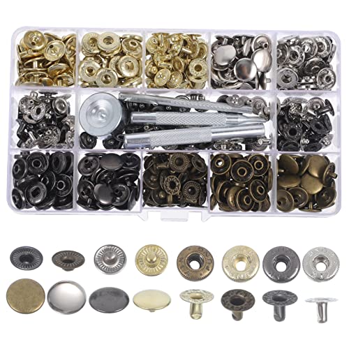 GALPADA 1Satz Druckknopf mit Metall Schnappverschlüssen Farben und Werkzeugen für DIY Kleidung Taschen und Accessoires Robuste und Praktische Druckknöpfe für Leder GALPADA 1Satz Druckknopf mit Metall Schnappverschlüssen Farben und Werkzeugen für DIY Kleidung Taschen und Accessoires Robuste und Praktische Druckknöpfe für Leder von GALPADA