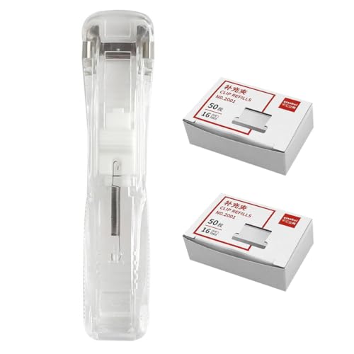 GALPADA 1Satz Kreative Hefter Bindemaschine Transparenter Hefter mit Clips für Schule Büro und Zuhause Praktische Dokumentenorganisation Leicht und Tragbar GALPADA 1Satz Kreative Hefter Bindemaschine Transparenter Hefter mit Clips für Schule Büro und Zuhause Praktische Dokumentenorganisation Leicht und Tragbar von GALPADA