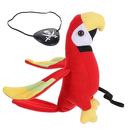 GALPADA 1Satz Papagei Kostüm Zubehör für Halloween Piraten Party Teilig mit Augenmaske und Schulterpapagei Lustige Cosplay Requisite für Erwachsene GALPADA 1Satz Papagei Kostüm Zubehör für Halloween Piraten Party Teilig mit Augenmaske und Schulterpapagei Lustige Cosplay Requisite für Erwachsene von GALPADA