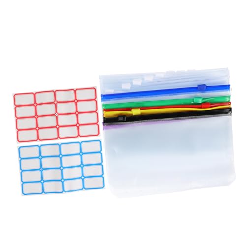 GALPADA 1Satz Reißverschluss Taschen Transparente und Farbige Binder Taschen für Haushaltsorganisation Vielseitig Einsetzbar als Budgetplaner und GALPADA 1Satz Reißverschluss Taschen Transparente und Farbige Binder Taschen für Haushaltsorganisation Vielseitig Einsetzbar als Budgetplaner und von GALPADA