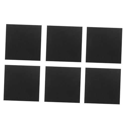 GALPADA 1Satz Selbstklebende Schwarze Notizaufkleber Büro Memo Pads Zuhause Schule und Büro mit Weißem Stift für Einfaches Schreiben von GALPADA