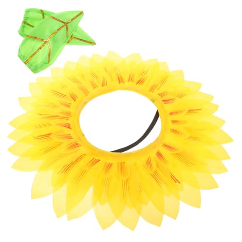 GALPADA 1Satz Sonnenblumen Kopfband Mit Handschuhen Lustige Kostümaccessoires Für Halloween Und Sonnenblumenpartys Kopfbedeckungen Goldene GALPADA 1Satz Sonnenblumen Kopfband Mit Handschuhen Lustige Kostümaccessoires Für Halloween Und Sonnenblumenpartys Kopfbedeckungen Goldene von GALPADA
