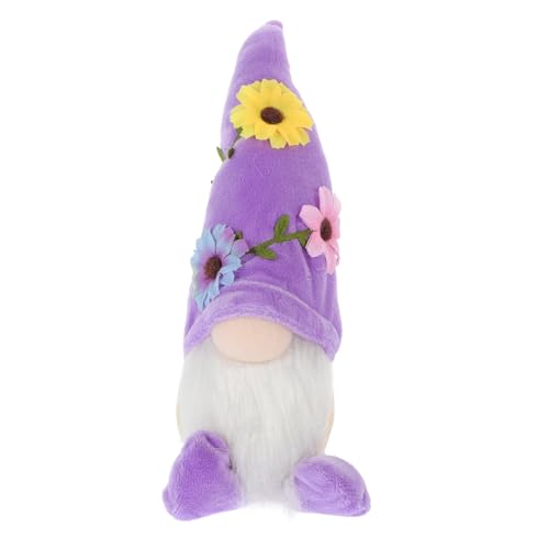GALPADA 1stück Gesichtslose Zwergpuppe Als Dekoration Kreative Muttertagsgeschenke Handgefertigte Stoffpuppe Für Wohnräume Und Fotografie Blumenmotiv Sonnenblume von GALPADA