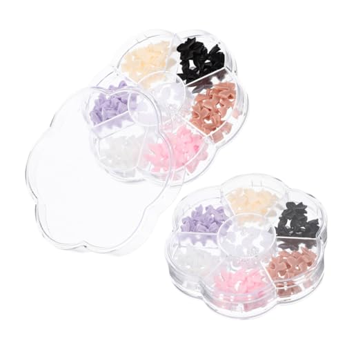 GALPADA 2 Boxen Schleifen Nagel Charms Resin Nail Art Dekorationen für Frauen DIY Nageldesigns mit Kleinen Schleifen Nail Charms für Kreative Nagelkunst von GALPADA