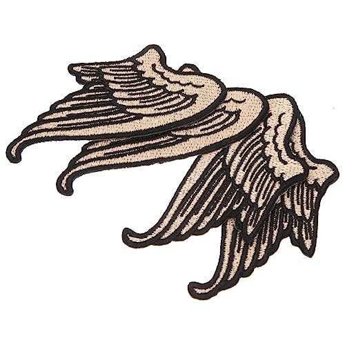 GALPADA 2 Paare Bestickte Flügel Patches für Kleidung Aufnäher für Jacken Rucksäcke Hüte PU Leder DIY Dekoration Teiliges Links Rechts GALPADA 2 Paare Bestickte Flügel Patches für Kleidung Aufnäher für Jacken Rucksäcke Hüte PU Leder DIY Dekoration Teiliges Links Rechts von GALPADA