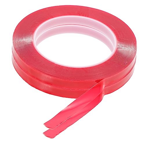 GALPADA 2 Rollen Doppelseitiges Klebeband für Nagelspitzen Transparentes Montageband mit Hoher Klebkraft für Nagelkunst Präsentation und Verpackung für Kreative Anwendungen und Büro von GALPADA
