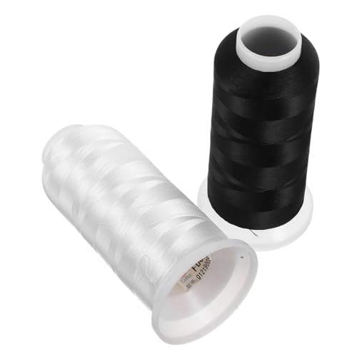 GALPADA 2 Rollen Leichter Polyester Faden für Stickmaschine Hochgeschwindigkeits Nähgarn für Bekleidungs und Heimprojekte GALPADA 2 Rollen Leichter Polyester Faden für Stickmaschine Hochgeschwindigkeits Nähgarn für Bekleidungs und Heimprojekte von GALPADA