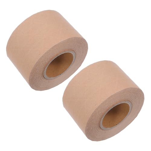 GALPADA 2 Rollen Versandklebeband: Wasseraktiviertes, Gummiertes Kraftpapierband – 2,36 Zoll X 131 Fuß – Hochleistungs-klebepapier Zum Sicheren Verpacken Und Versenden von GALPADA